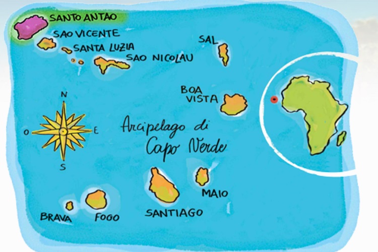 mappa Capo Verde