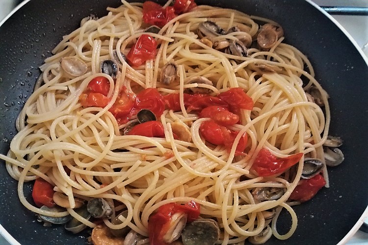 spaghetti con le patelle - amma cucenà ammacucena